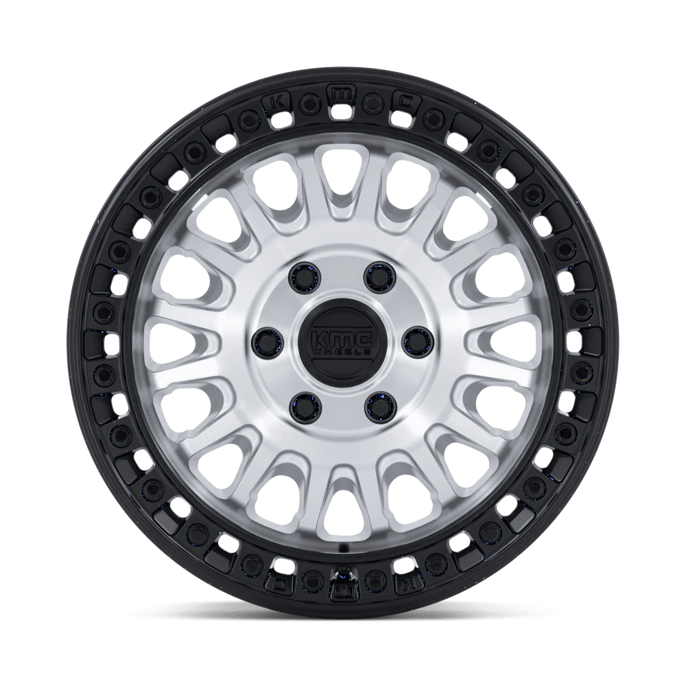 Kmc Km552 Ims 17X8 +32 Machined W/ Matte Black Lip