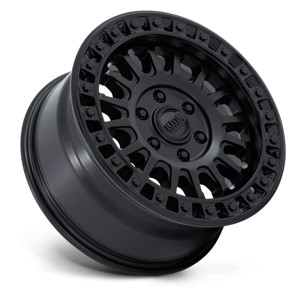 Kmc Km552 Ims 17X8 +32 Matte Black W/ Gloss Black Lip