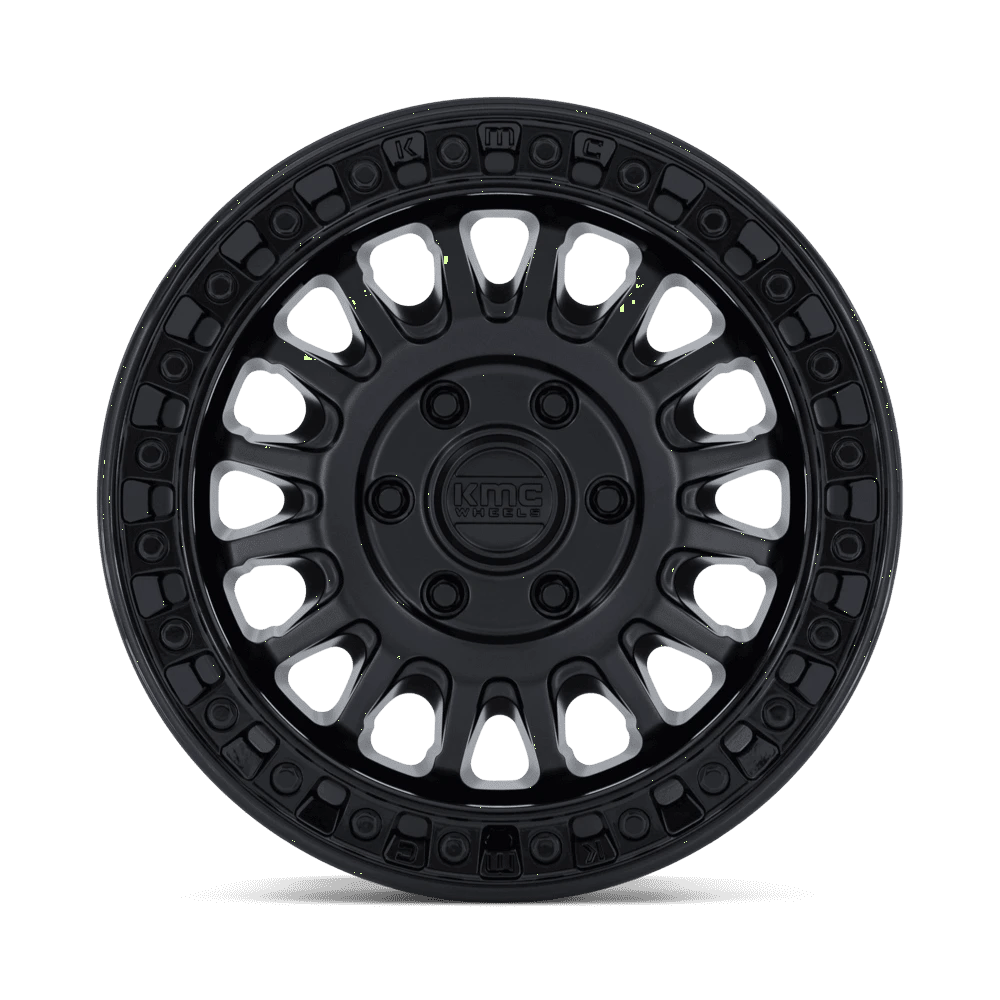 Kmc Km552 Ims 17X8 +32 Matte Black W/ Gloss Black Lip