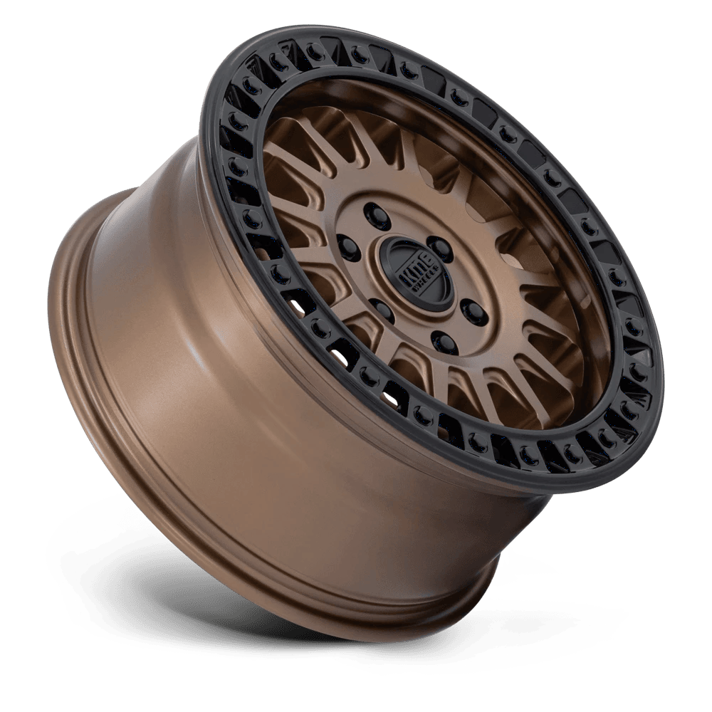 Kmc Km552 Ims 17X8 +32 Matte Bronze W Gloss Black Lip