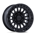 KMC KM552 IMS 17X8.5 +18 MATTE BLACK W/ GLOSS BLACK LIP