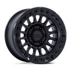 Kmc Km552 Ims 17X8.5 +25 Matte Black W/ Gloss Black Lip