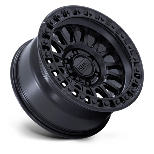 Kmc Km552 Ims 18X9 +18 Matte Black W/ Gloss Black Lip