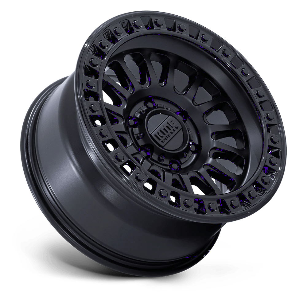 Kmc Km552 Ims 17X8 +32 Matte Black W/ Gloss Black Lip