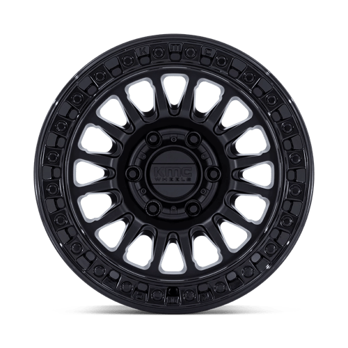 Kmc Km552 Ims 20X9 +18 Matte Black W/ Gloss Black Lip