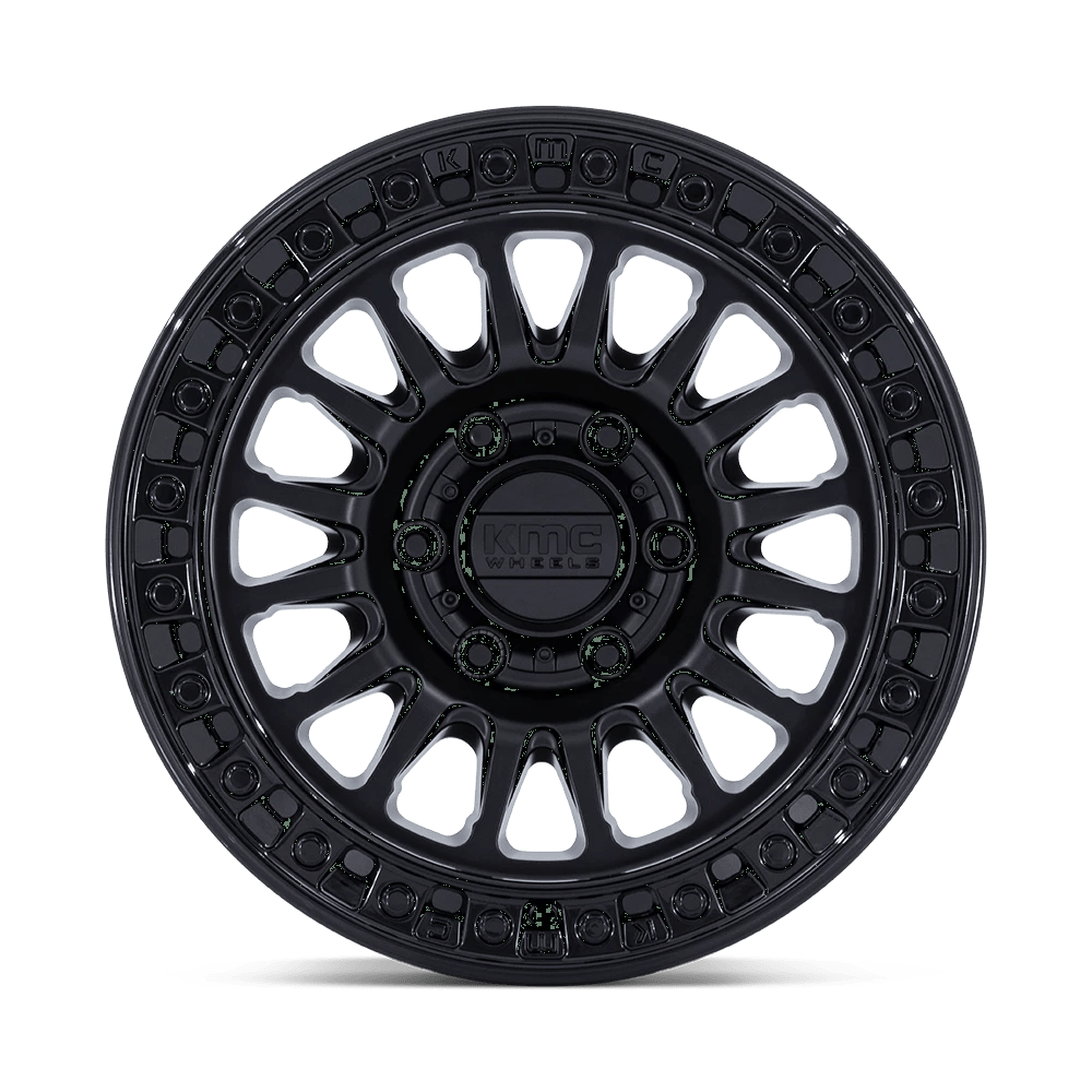 Kmc Km552 Ims 17X8 +32 Matte Black W/ Gloss Black Lip