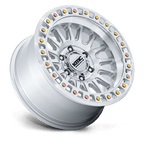 Kmc Km552 Ims 17X8.5 -10 Gloss Silver W/ Machined Face