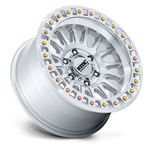 Kmc Km552 Ims 20X9 +18 Gloss Silver W/ Machined Face