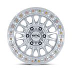 Kmc Km552 Ims 18X9 -12 Gloss Silver W/ Machined Face