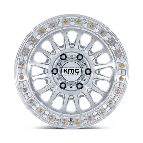 Kmc Km552 Ims 20X9 +0 Gloss Silver W/ Machined Face