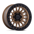 Kmc Km552 Ims 17X8.5 -10 Matte Bronze W Gloss Black Lip