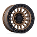 Kmc Km552 Ims 17X8.5 -10 Matte Bronze W Gloss Black Lip