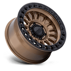 Kmc Km552 Ims 17X8.5 -10 Matte Bronze W Gloss Black Lip