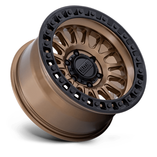 Kmc Km552 Ims 18X9 +18 Matte Bronze W Gloss Black Lip