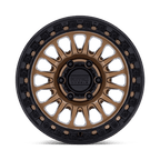 Kmc Km552 Ims 17X8.5 -10 Matte Bronze W Gloss Black Lip
