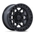Kmc Km553 Torx 17X8.5 +0 Matte Black W/ Gloss Black Lip