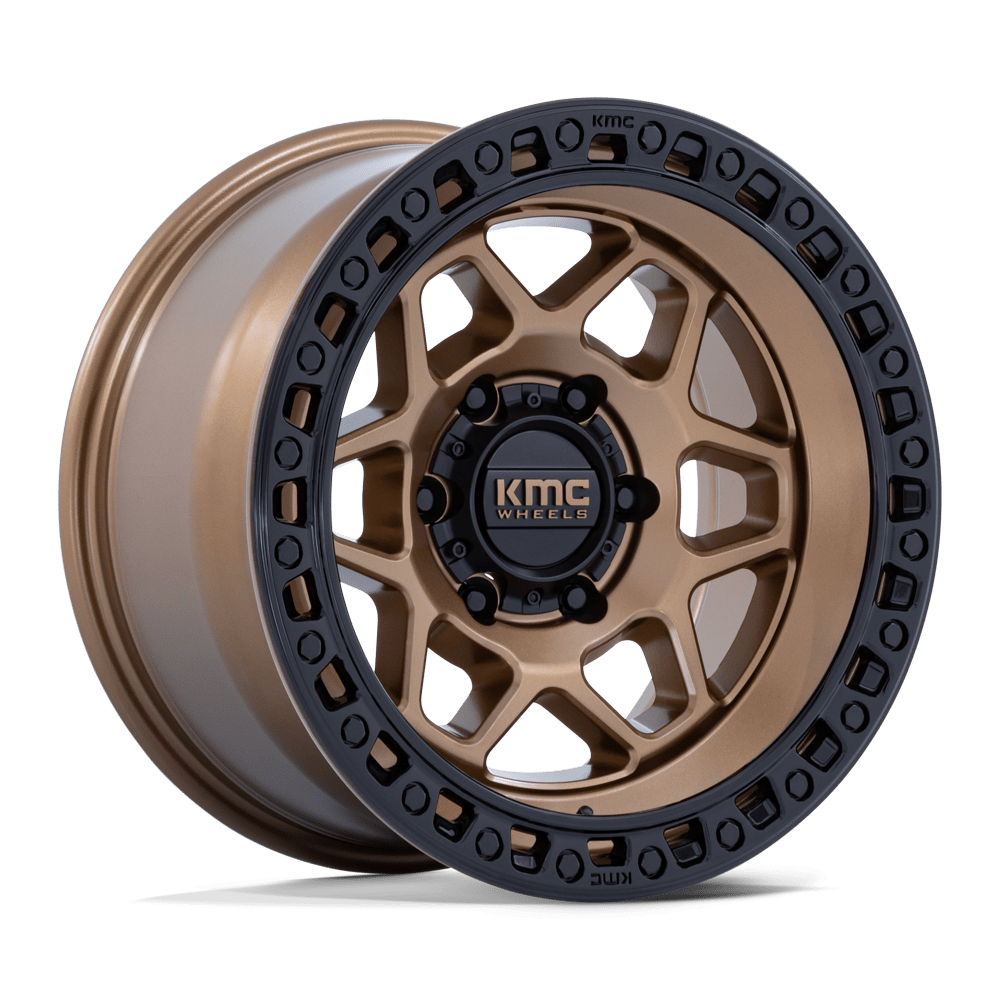 Kmc Km553 Torx 17X8.5 +0 Matte Bronze W Gloss Black Lip