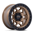 Kmc Km553 Torx 17X8.5 +0 Matte Bronze W Gloss Black Lip