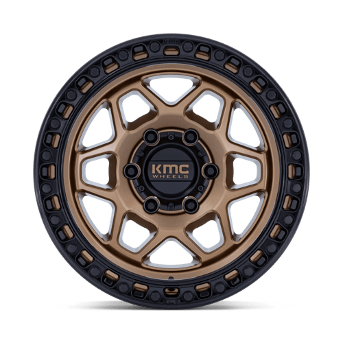 Kmc Km553 Torx 17X8.5 +0 Matte Bronze W Gloss Black Lip