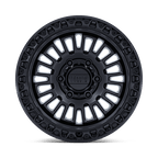 Kmc Km554 Aztec 17X8.5 +0 Matte Black W/ Gloss Black Lip