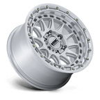 Kmc Km556 Crux 17X8.5 +0 Gloss Silver W/ Machined Face
