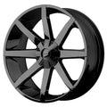 Kmc Km651 Slide 22X9.5 +15 Gloss Black