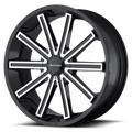 Kmc Km681 Nerve 22X9 +38 Gloss Black Machined
