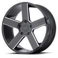 Kmc Km690 Mc 5 26X9.5 +30 Satin Black W/ Milling