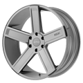 Kmc Km702 Duece 20X8.5 +15 Satin Gray Milled