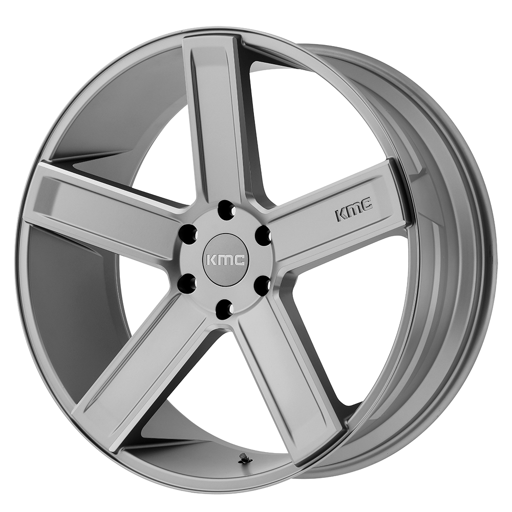 Kmc Km702 Duece 20X8.5 +15 Satin Gray Milled
