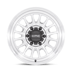 Kmc Km724 Impact Ol 17X9 -12 Silver Machined