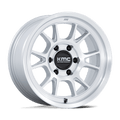 Kmc Km729 Range 17X8.5 +0 Gloss Silver W/ Machined Face