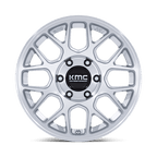 Kmc Km730 Hatchet 17X8.5 +0 Gloss Silver W/ Machined Face