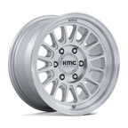 Kmc Km733 Impact Fft 17X8.5 +0 Gloss Silver W/ Machined Face