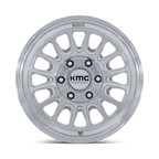 Kmc Km733 Impact Fft 18X9 +18 Gloss Silver W/ Machined Face