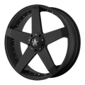 Kmc Km775 Rockstar Car 17X7.5 +21 Matte Black