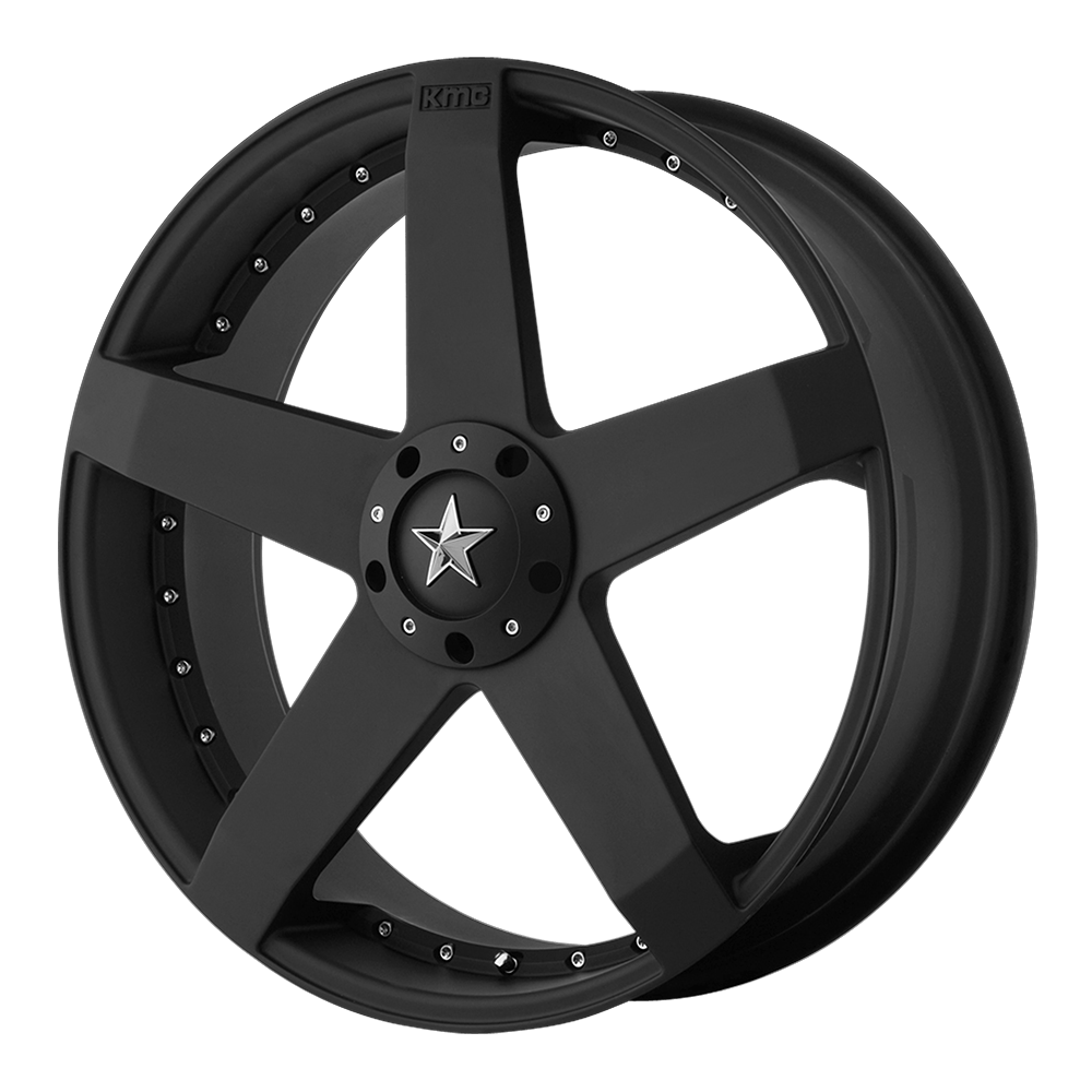 Kmc Km775 Rockstar Car 17X7.5 +21 Matte Black