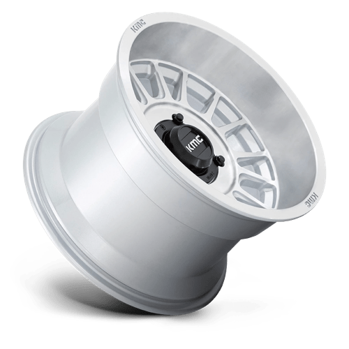 KMC Powersports KS138 IMPACT UTV 15X7 +10 SILVER W/ MACHINED FACE