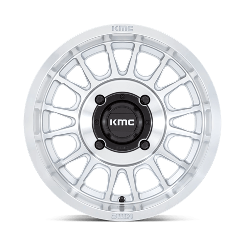 KMC Powersports KS138 IMPACT UTV 15X7 +10 SILVER W/ MACHINED FACE