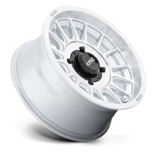 Kmc Powersports Ks138 Impact Utv 15X7 +10 Silver W/ Machined Face