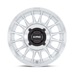 Kmc Powersports Ks138 Impact Utv 15X7 +10 Silver W/ Machined Face