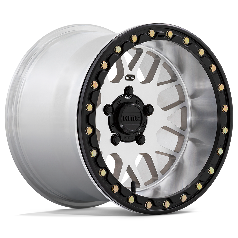 Kmc Powersports Ks235 Grenade Utv Beadlock 15X6 +38 Machined