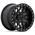Kmc Powersports Ks235 Grenade Utv Beadlock 15X6 +38 Satin Black