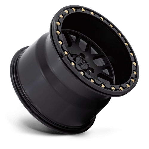 Kmc Powersports Ks235 Grenade Utv Beadlock 15X7 +10 Satin Black
