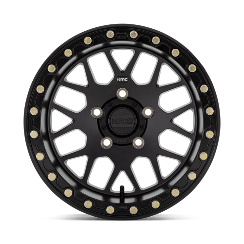 Kmc Powersports Ks235 Grenade Utv Beadlock 15X6 +38 Satin Black