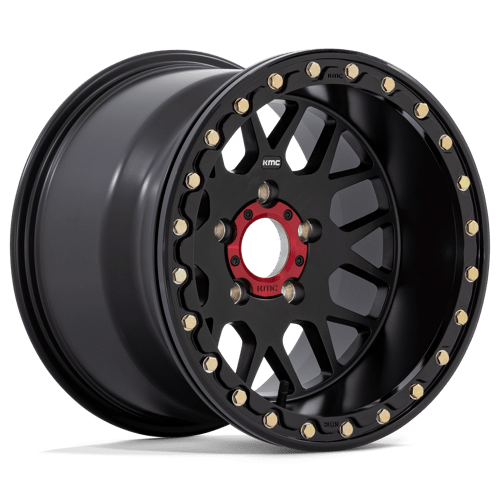 Kmc Powersports Ks235 Grenade Utv Beadlock 14X7 +38 Satin Black