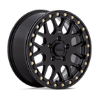 Kmc Powersports Ks235 Grenade Utv Beadlock 15X6 +38 Satin Black