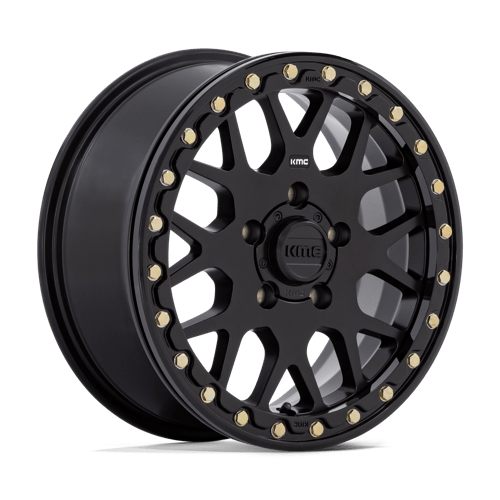 Kmc Powersports Ks235 Grenade Utv Beadlock 15X6 +38 Satin Black