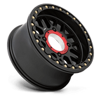 Kmc Powersports Ks235 Grenade Utv Beadlock 15X7 +10 Satin Black