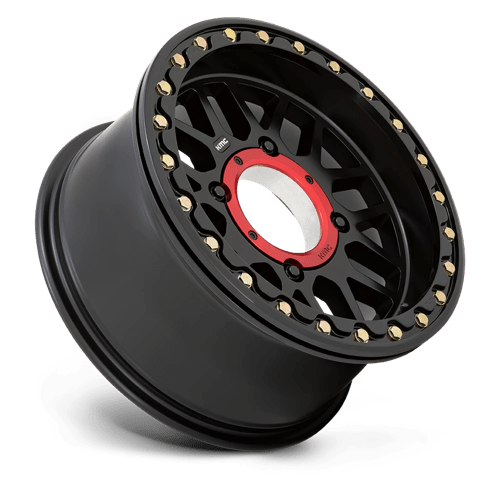 Kmc Powersports Ks235 Grenade Utv Beadlock 15X7 +10 Satin Black